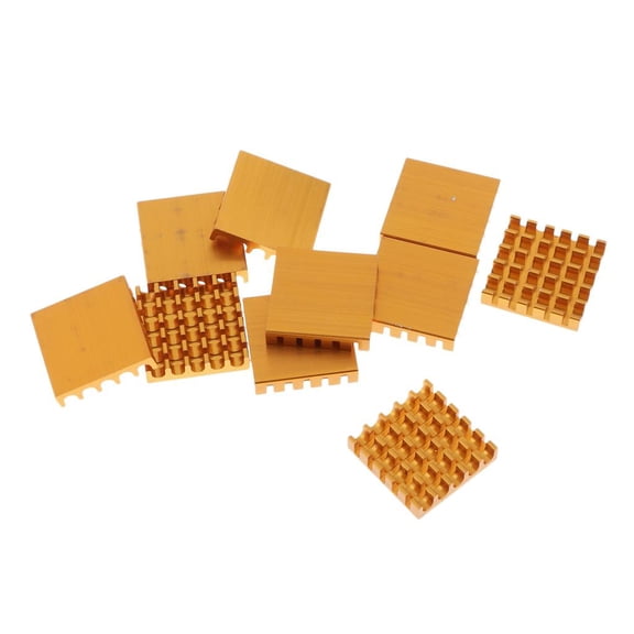 Pitycbo 10x Heat Sink Cooling Module Aluminum Heatsink Cooler Fin (0.87inch x 0.87inch x