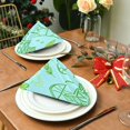thumbnail image 2 of Iauyy Satin Napkins Set of 4- Basketball Pattern 3 DIY Printing Decoration Cloth Napkin- Easy Care for Home/Party, 2 of 8
