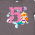 thumbnail image 4 of Inktastic I Am 5 Years Old Birthday with Mermaid Girls Toddler T-Shirt, 4 of 5