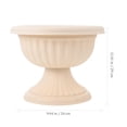 thumbnail image 2 of VERDANVERSE 1Ud Maceta Decorativa Roman De Resina Beige Para Uso En Jardín Y Exterior, 2 of 6