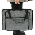 thumbnail image 4 of Sketchpad Sac, Sac d'Art Portable Pliable Imperméable Durable Style Classique Simple pour Stocker des Outils de Peinture Gris, 4 of 8