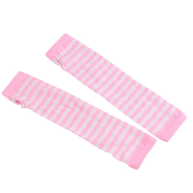 AWZXDE Womens Gloves Long Arm Warmer Solid Color Fingerless Punk Elbow Length