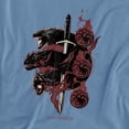 thumbnail image 2 of Game of Thrones Targaryen Dragons Women's T Shirt,Carolina Blue, 2X-Large, 2 of 6