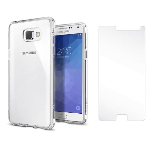 Body Guard + Screen protector, Full coverage protection boundle - compatible with Samsung A5