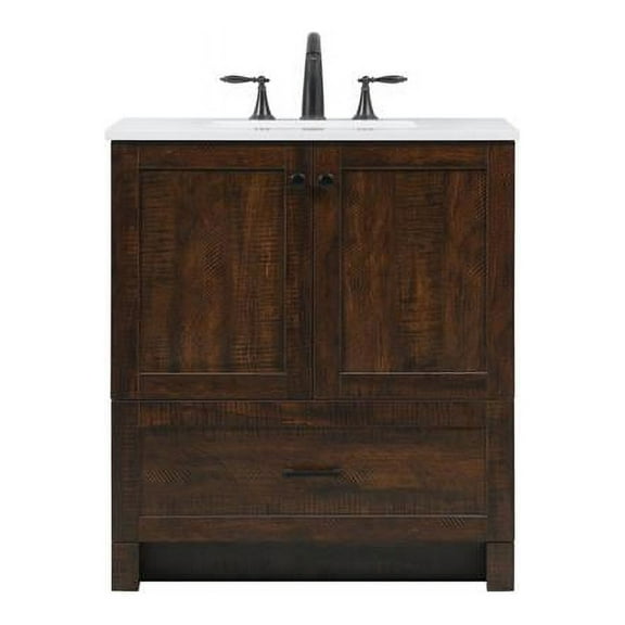Elegant Decor  30 in. Soma Single Bathroom Vanity, Expresso