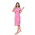 thumbnail image 1 of DWEEP SARA Caftan en Satin Rose pour Bébé, 1 of 3