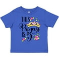thumbnail image 3 of Inktastic This Princess is Five 5th Birthday Girls Toddler T-Shirt, 3 of 5