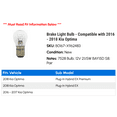 thumbnail image 2 of Brake Light Bulb - Compatible with 2016 - 2018 Kia Optima 2017, 2 of 2