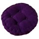 thumbnail image 3 of Cojín para silla, acolchado grueso, redondo, para comedor interior y exterior, cojín redondo, morado, 3 of 5