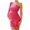 #191-Hot Pink, variant on AUNVITO Women's Maternity Dress Long Sleeve One Shoulder Slimming Stretchy Fit Casual Elegant