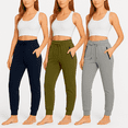 thumbnail image 5 of BenBen Women Joggers Sweatpants Atheltic Pants Workout Running - 3 Pack, 5 of 8