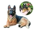 thumbnail image 2 of German Shepherd Collectible Figurine Resins Small Miniature Statue for Landscape, 2 of 8