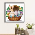 thumbnail image 4 of Pintura De Diamante 5D DIY Taladro Parcial En Forma Especial Cesta De Huevos De Pascua 30x30cm, 4 of 9