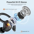 thumbnail image 3 of Auriculares inalámbricos sprtoybat Bluetooth 5.4, 68 h, resistentes al agua, 3 of 9