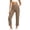 Brown, variant on SwiftWear Golf Pants Women Stretch Cropped Straight Leg Work Trousers with Pockets Casual Outdoor Walking Pants