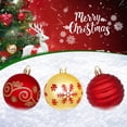 thumbnail image 2 of PayUSD Christmas Balls Ornaments for Christmas Decorations 44 pcs Xmas Christmas Tree Shatterproof Ornaments Set for Holiday Wedding Party Decoration (1.18"-2.36", Gold, Red), 2 of 8