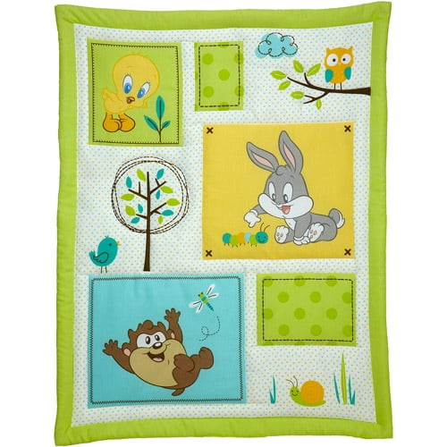 baby looney tunes crib set walmart