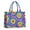 Colorful Rainbow Tie-1, variant on Large Capacity Tote Bag,Colorful Tie Dye Wave Sphere Pattern Handbag Fashion Luxury Tote Bag,15.7"x13"x 5.1" Inches,Laptop Compatible