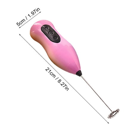 

Fsqjgq Home Essentials Mini Kitchen Mixer Timer Coffee Mini Foamer for Cappuccino Frappe Matcha Chocolate By Milk Agitator Rose Mixing Bowls Kitchen Essentials for New Home Pink