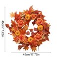 thumbnail image 3 of Cameland Thanksgiving Wreath Thanksgiving Door Hanging, 3 of 6