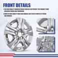 thumbnail image 3 of 4pcs/Set 17" Hubcaps Wheel Rims Cover for 2013-2018 Toyota Rav4 Compatible With Steel Wheels Snap on Installation(Chrome), 3 of 12