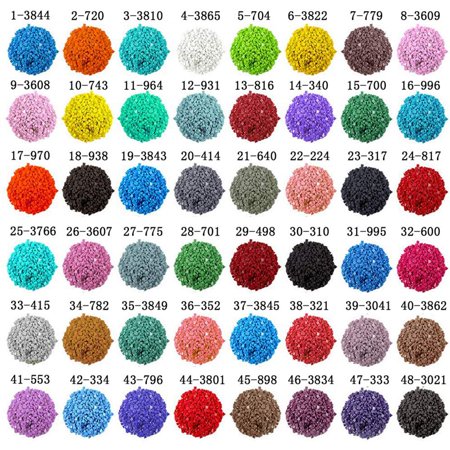 1000Pcs/Pack Diamond Painting Diamonds Replacement Round Diamonds For