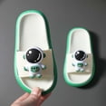thumbnail image 4 of QISIWOLE Children's Shoes Three-dimensional Cartoon Astronaut Non-slip Soft-soled Slippers Flash picks, 4 of 4