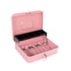 thumbnail image 3 of Caja de efectivo con cerradura y bandeja Sharpla Rosa, 3 of 8