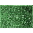 thumbnail image 1 of Ahgly Company Indoor Rectangle Persian Emerald Green Traditional Area Rugs, 5' x 8', 1 of 4