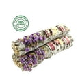 thumbnail image 2 of Soul Sticks 3 Pack Morning Glory Sage 6" Smudge Stick Bundle with Guide for Cleansing, Energy Clearing, Smudging & Positive Vibe, 2 of 2