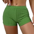 thumbnail image 3 of B91xZ Womens Bikini Bottom Rétro Ruché Swim Court Tankinis Slip, Vert S, 3 of 5