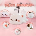 thumbnail image 6 of CYFW Cat Stuffed Animals, Soft Cat Plush Pillow Kawaii Kitten Stuffed Animal Toy Gifts for Kids Boys Girls Room Decor (White Round Eyes, 15in/37cm), 6 of 7