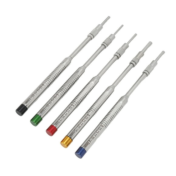 Maxillary Sinus Lift, 5pcs Dentistry Tooth Extraction Tool Stainless Steel High Hardness Straight Multi Size for Student for Clinic