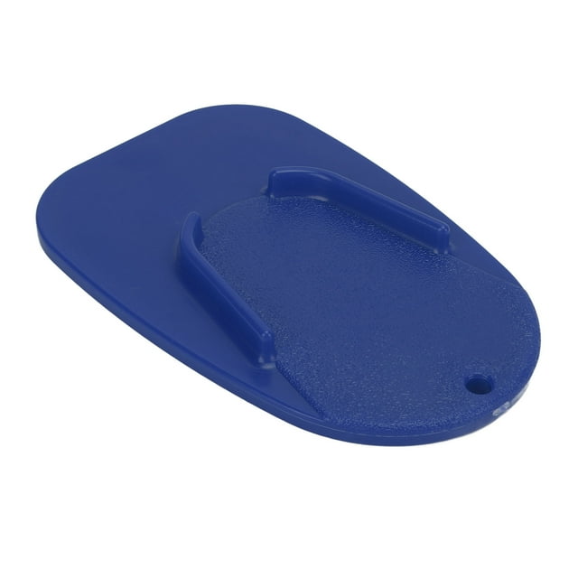 Motorcycle Side Support Plate, Motorcycle Kickstand Pad Compact Stable Durable ABS Wear Resistant For Motorbike Blue