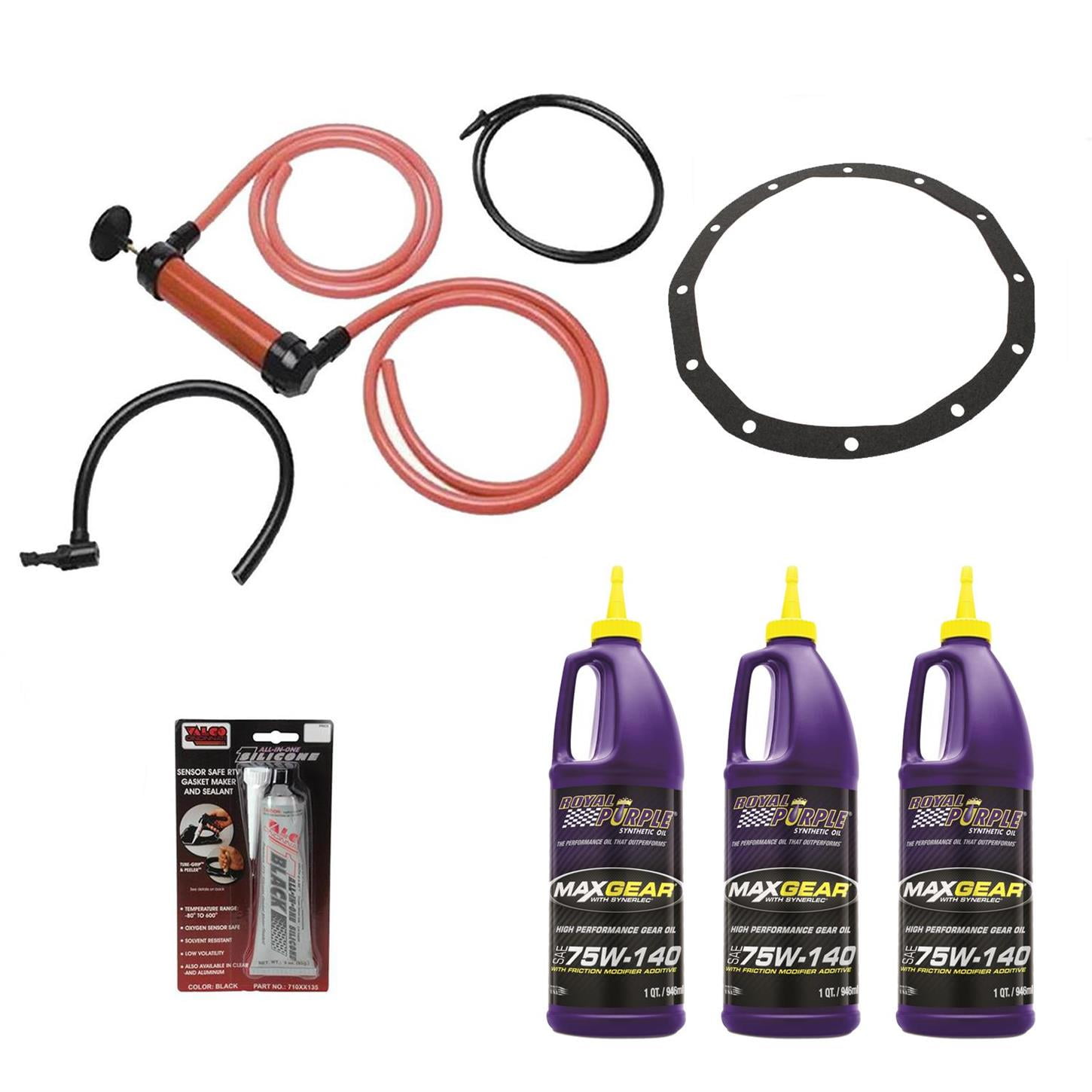 Royal Purple 75W140 Max Gear Oil Change Kit for 12Bolt GM