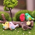 thumbnail image 1 of KAKOWELY 16Ud Adornos De Pájaros En Resina Con Para En Mesas Y, 1 of 6