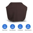 thumbnail image 4 of COVERS&ALL BBQ Grill Cover, 18 Oz Heavy Duty Waterproof UV & Weather Resistant, Outdoor Cover with Air Vents & Drawstrings (58” Inches, Coffee), 4 of 7