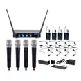 thumbnail image 2 of Vocopro HYBRIDQUADH1 4-Channel Digital Hybrid Wireless Handheld Microphone, 2 of 5