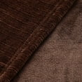 thumbnail image 5 of Mainstays Cozy Chenille Reverse to Plush Soft Couch Throw, Caffeine Brown, Standard Size, 5 of 10