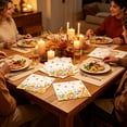 thumbnail image 4 of Gallickan 10pc 13 Inch Thanksgiving Paper Plates, Maple Leaf and Pumpkin Design, Disposable Fall Party Tableware, Large Sturdy Platter for Holiday Meals, Heavy Duty, 4 of 6