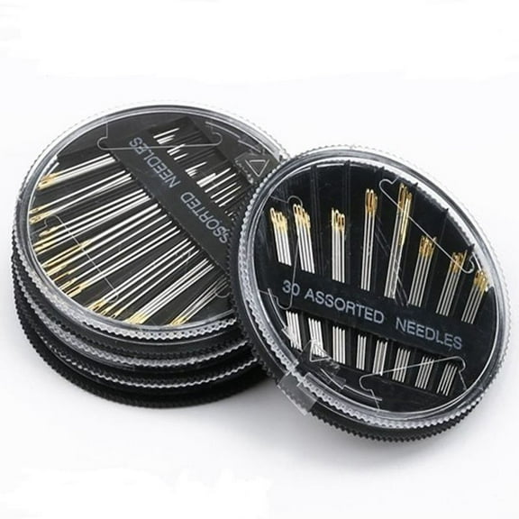 Omeite boxes of 30-gauge gold-tail hand sewing needles