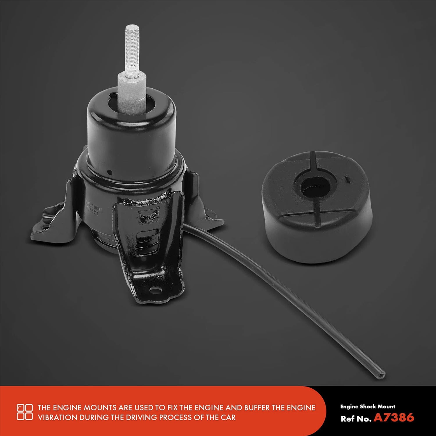 NURATIT Engine Motor Mount Set 5PCS Compatible with 2013-2018 Nissan Altima 3.5L, 2015-2023 Maxima, 2017-2021 Pathfinder V6, Hydraulic, Replaces A4355HY A4356HY A4365HY A7386 A7381