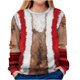 thumbnail image 1 of Sudadera ligera de cuello redondo con estampado digital de Navidad para mujer Tops cómodos Pompotops gfhjh14848, 1 of 5
