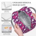 thumbnail image 3 of Easygdp Vintage Vinyl Record Bolsa de Almuerzo Insulada Grande, Forro de Aluminio, Diseño Espacioso, a Prueba de Fugas, Ideal para Trabajo, Picnics, Viajes y Actividades al Aire Libre, 3 of 6