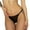 Black, variant on WTXUE Womens Panties Tangas Women Soild Embroidered Mesh Sheer Thong Low Waist Plus Size Underwear | 1 Piece Beige L