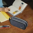 thumbnail image 5 of Large Pencil Case, Durable Pen Pouch With Big Capacity, Portable Stationery Bag With Handle, 5 of 5
