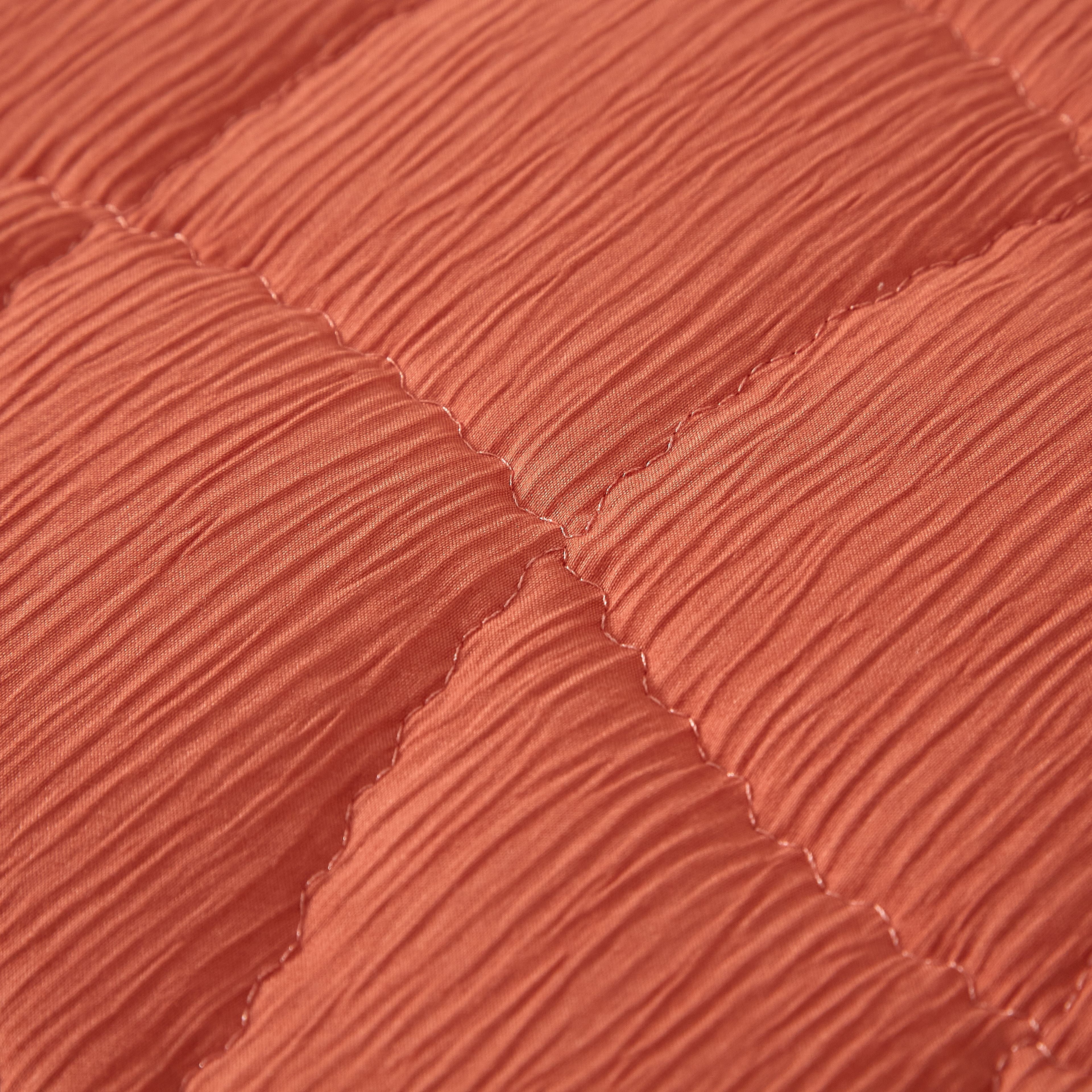 Mainstays by Becky G. & Alejandra Mandarin Orange Cloud Quilt, Full/Queen
