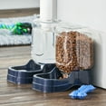 Vibrant Life Gravity Pet Feeder, Blue, xSmall, for Cats and Dogs, 2