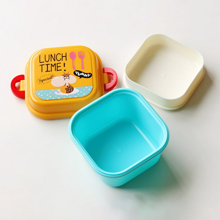 CLEARANCE! Cartoon Robot Bento Box Sandwich Fruit Salad Box Kitchen Food  Container Kids Adult School Office Lunch Bento Box 