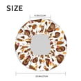 thumbnail image 4 of KLL Turkey And Thanksgiving3 Pattern Shower Cap & Bath Cap for Women,Reversible Oversized Waterproof Shower Caps for all Hair Lengths,Elastic Reusable Bathing Hair Cap, 4 of 6
